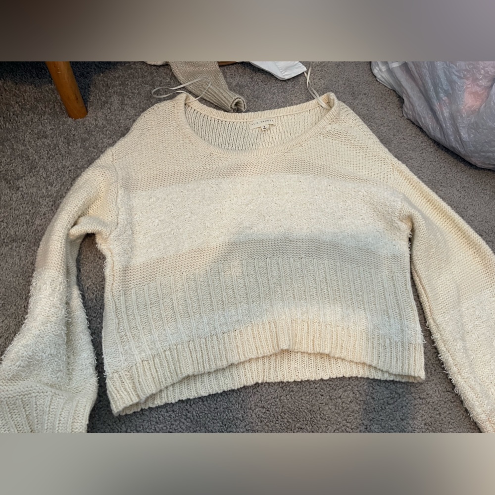 Pacsun cream sweater